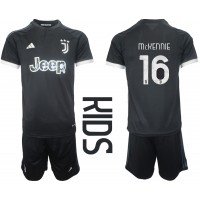 Juventus Weston McKennie #16 Tretí Detský futbalový dres 2023-24 Krátky Rukáv (+ trenírky)